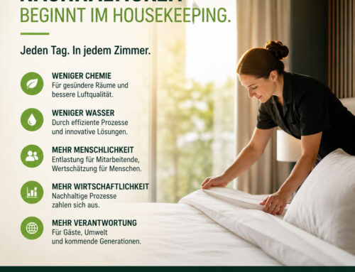 Nachhaltigkeit beginnt im Housekeeping
